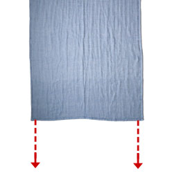 1cm単位で丈をかえられます