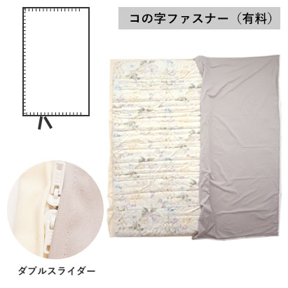 コの字ファスナー(有料)