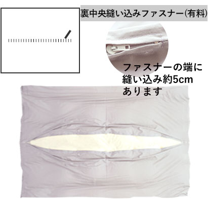 両サイドファスナー(有料)