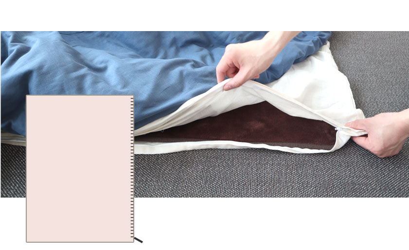 フラットシーツの縫製