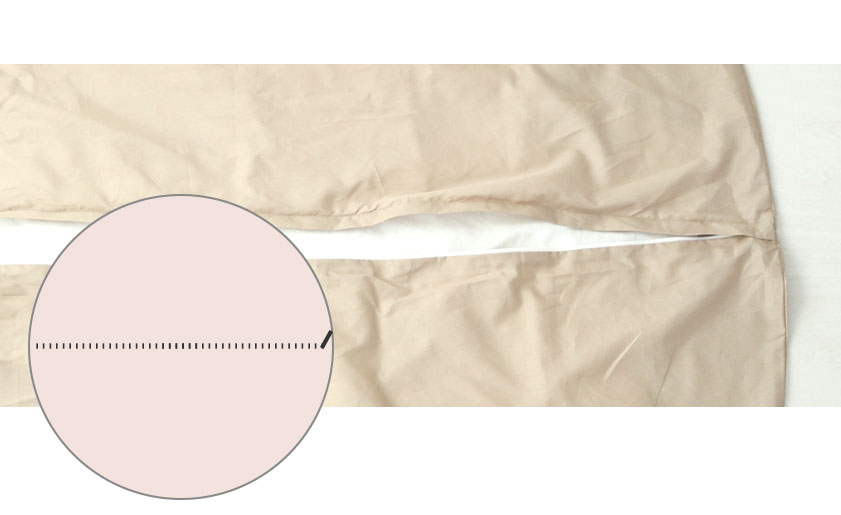 こたつ敷き布団カバー円形の仕様