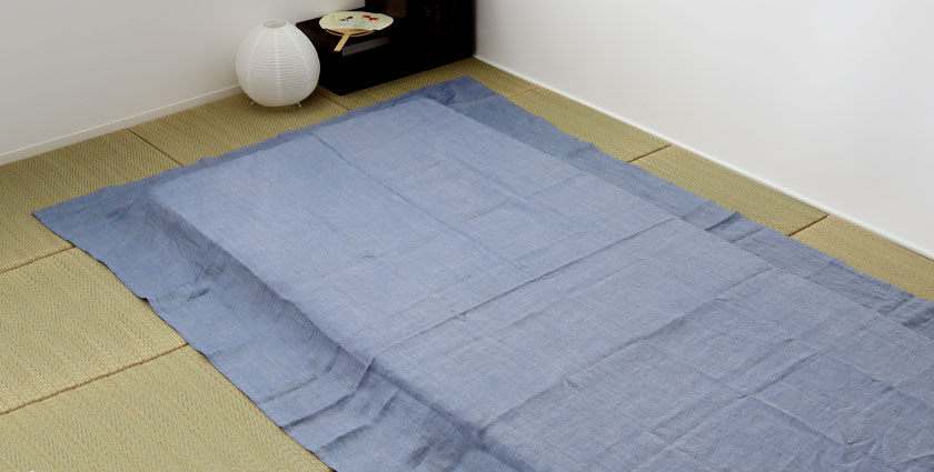 近江ちぢみ麻 フラットシーツ