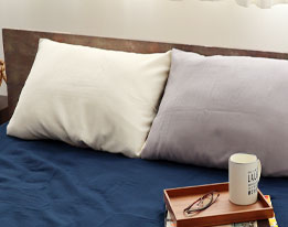 40オーガニックコットンダブルガーゼ枕カバー