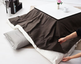 インド超長綿サテンこたつ上掛け