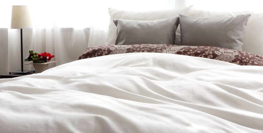 オーガニックインド超長綿サテン 掛け布団カバー