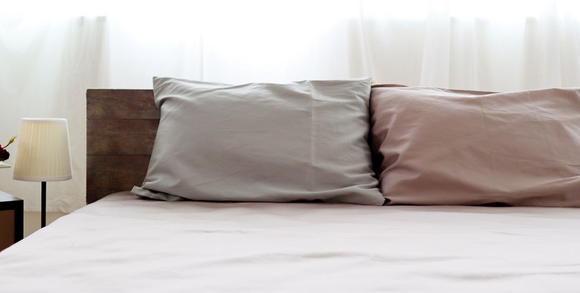 オーガニックインド超長綿サテン 枕カバー