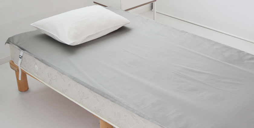 オーガニックインド超長綿サテン 敷きシーツ（四隅ゴム付きシーツ）