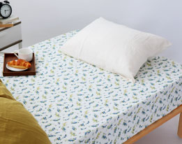 花柄ダブルガーゼRoyalRoseボックスシーツ