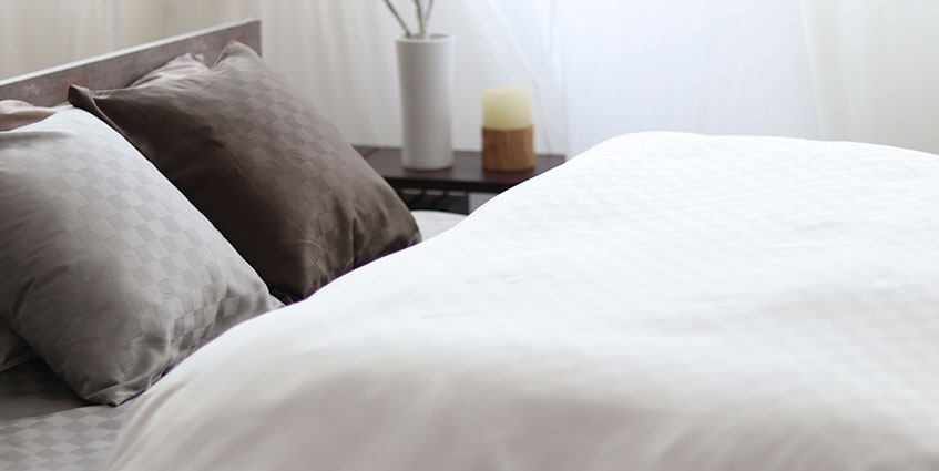 ブロックチェックサテン　-chess-