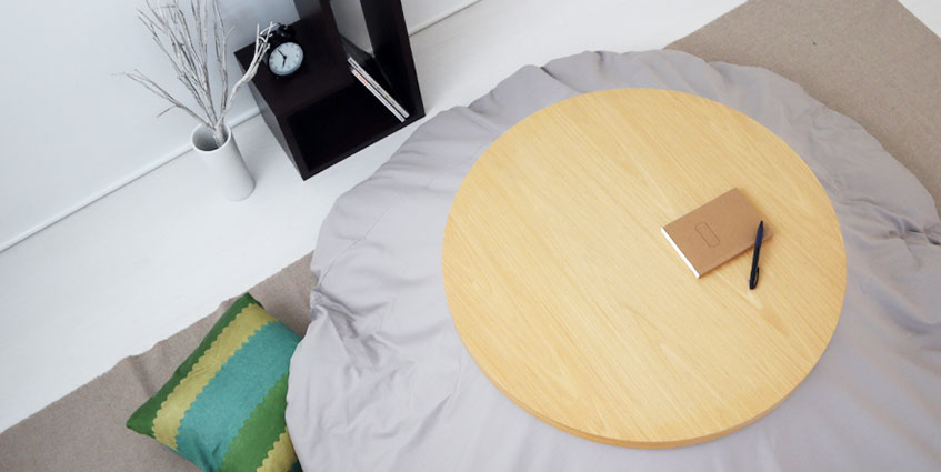 こたつ掛け布団カバー円形