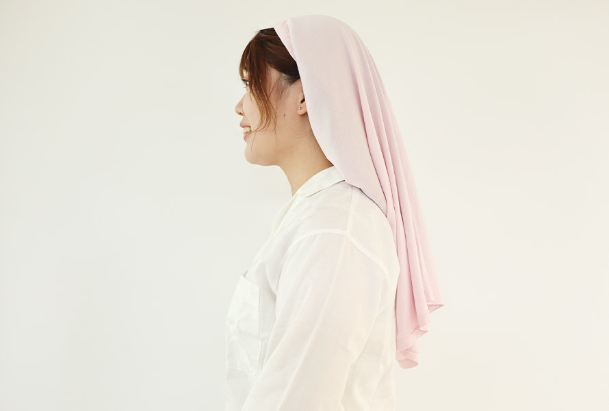 筒形なので髪に型がつかず、幅広く使える