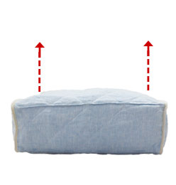 1cm単位で高さをかえられます