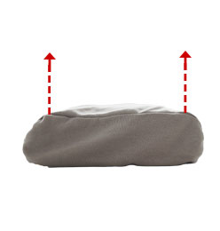 1cm単位で高さをかえられます