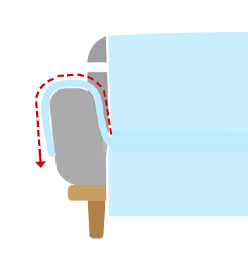 1cm単位で丈をかえられます