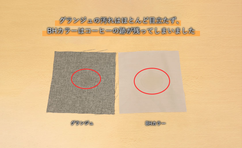 厚みがあり汚れにくい