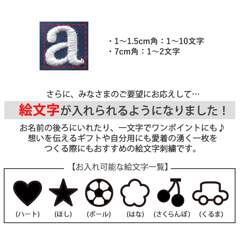 文字のサイズを選ぶ