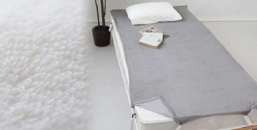 オーガニックコットンシンカーパイル 敷きシーツ