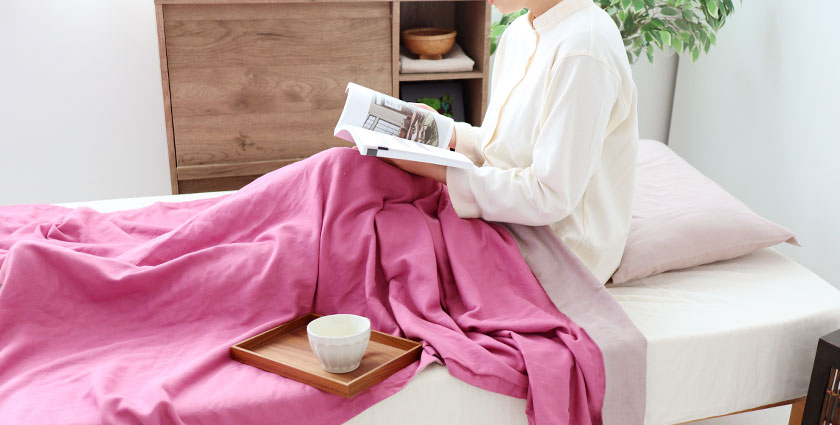 80オーガニック超長綿ダブルガーゼ ガーゼケット