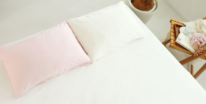 シルクニット 枕カバー