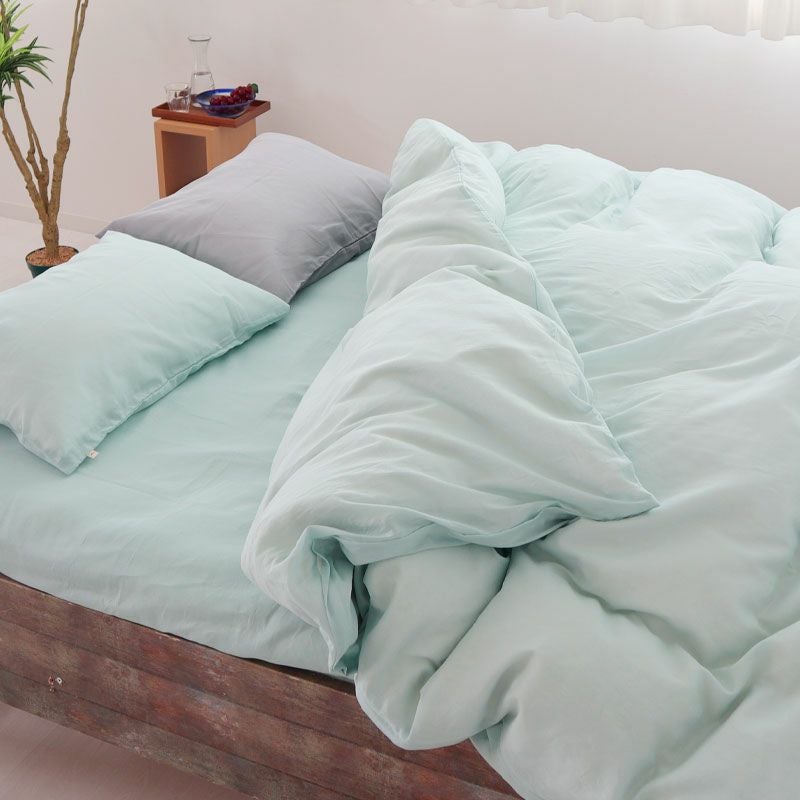 オーガニックコットン 一重ガーゼ 掛け布団カバー シングル｜究極の軽