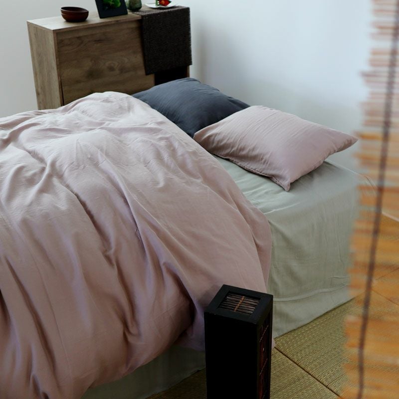 オーガニックコットン ダブルガーゼ 掛け布団カバー シングル｜極細の