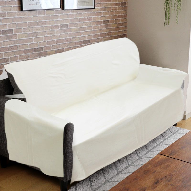 オーガニックコットン ガーゼ ソファカバーかけるだけ 3人掛けまで