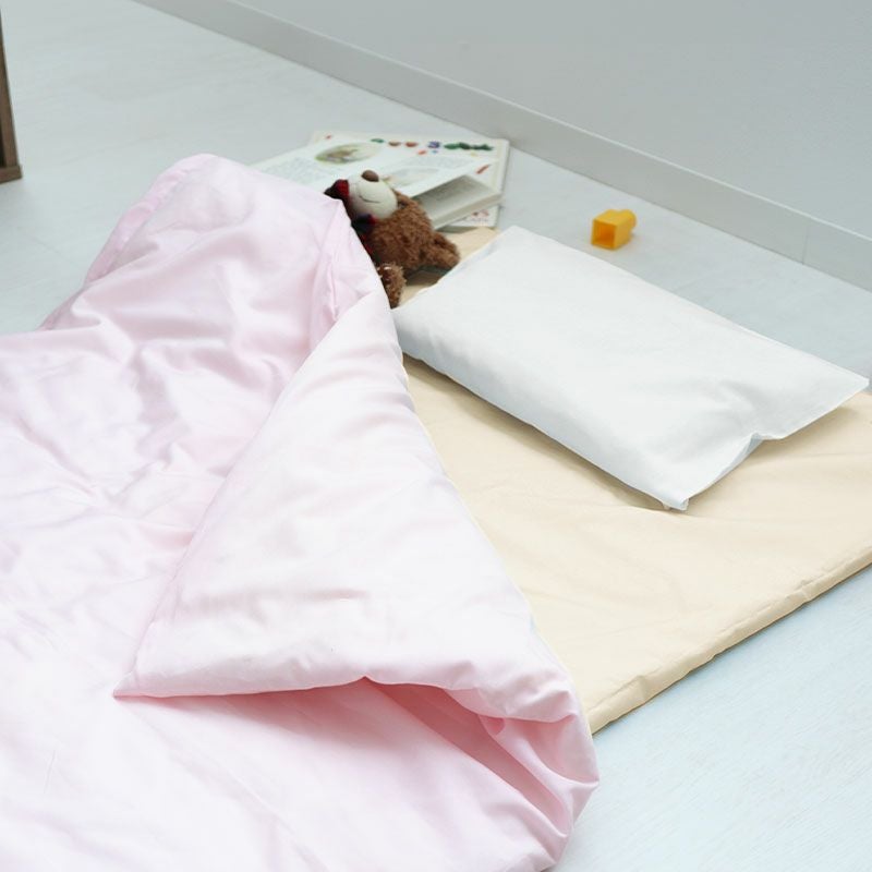 毛布カバー お昼寝 中ヒモなし 無地｜綿100のBHカラーシリーズ