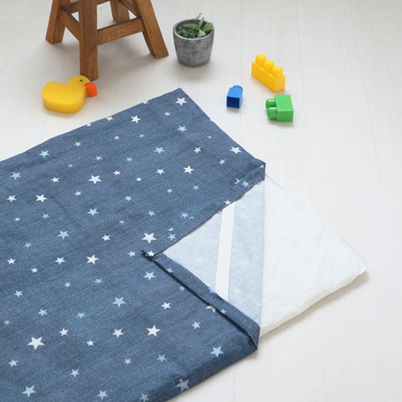 北欧 キッズプリント ダブルガーゼ 敷きシーツ お昼寝｜夢と大好きが